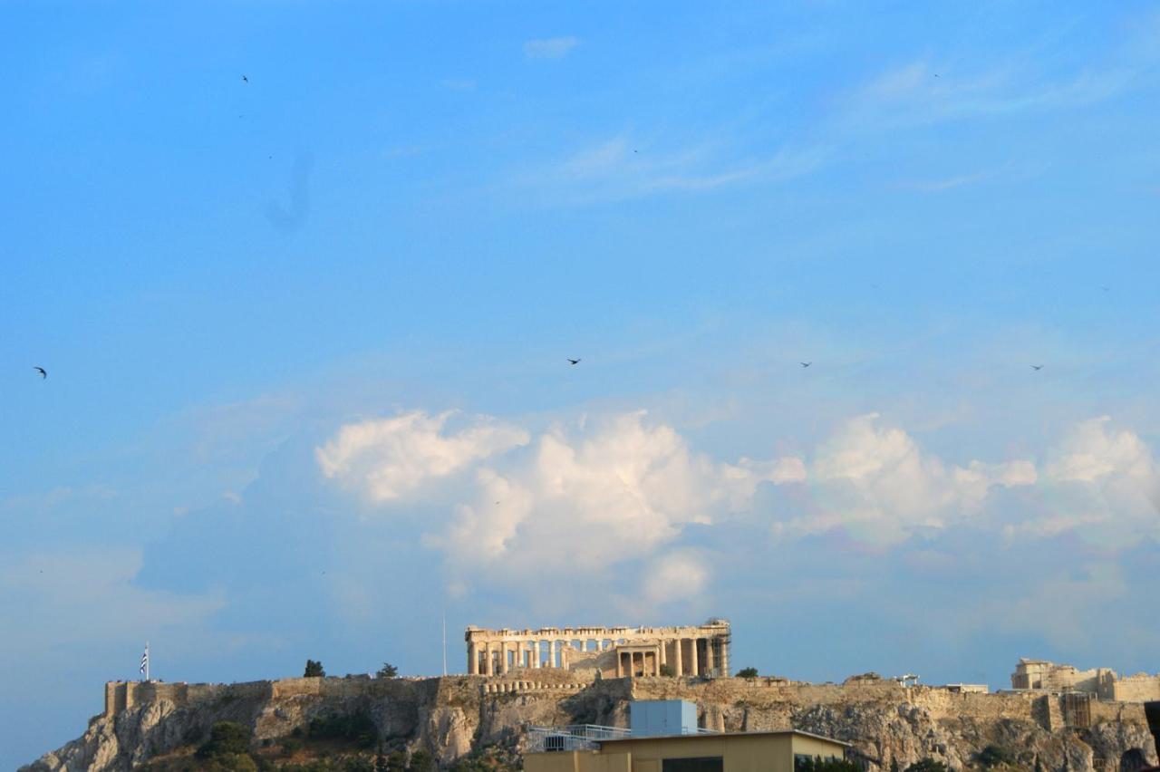 Sunny Studio With Parthenon View Balcony 雅典 外观 照片